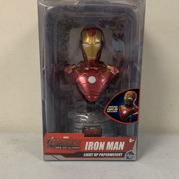 Avengers: Age of Ultron Light Up Paperweight Bust Iron Man - Picture 1 of 10